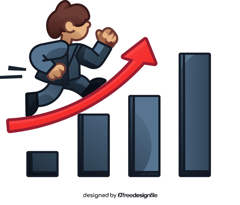 Business graph clipart