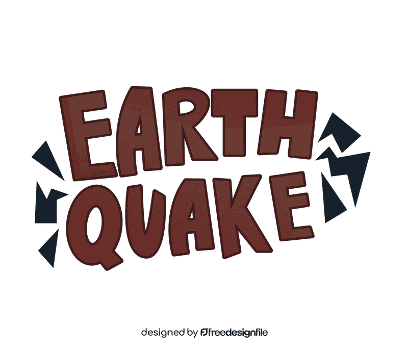 Earthquake clipart