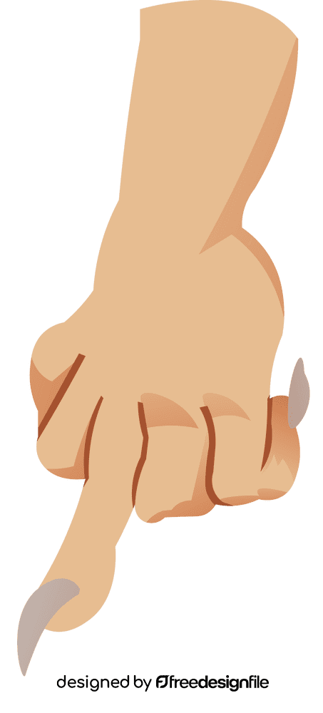 Finger middle clipart