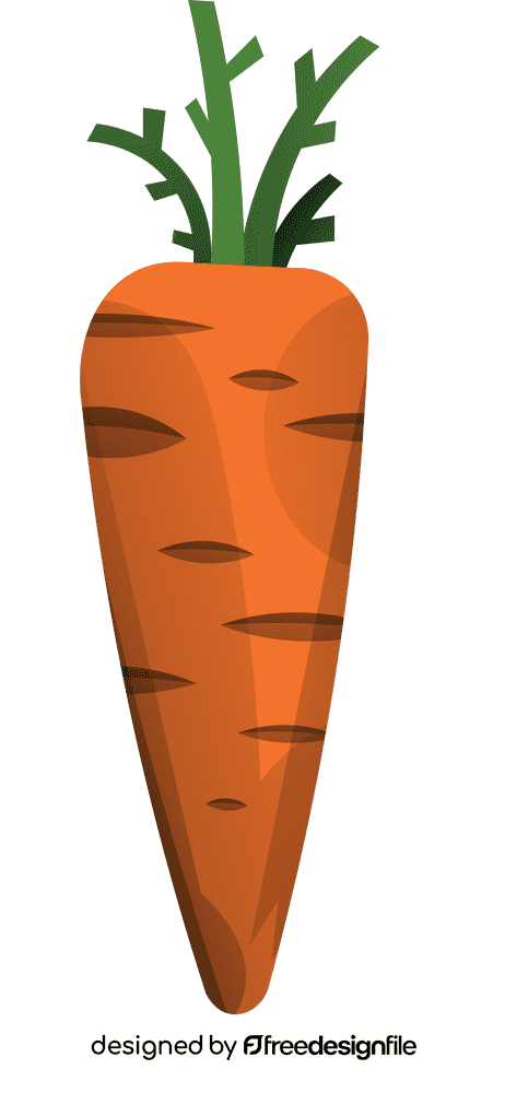 Fruits and vegetables carrot clipart