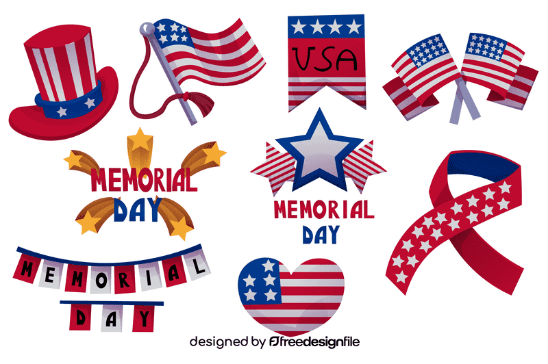 Memorial day vector