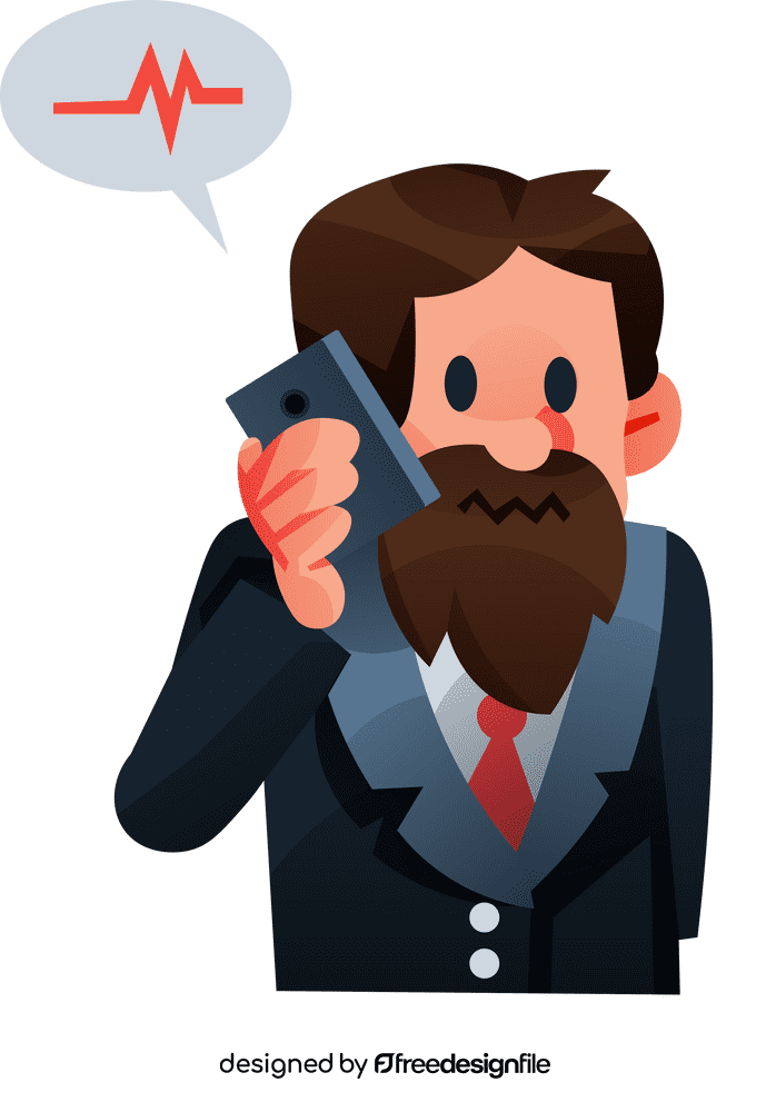 Stress heartbeat clipart