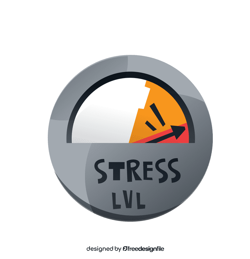 Stress level clipart