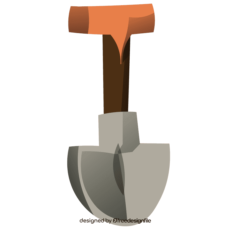 Archeologist shovel clipart
