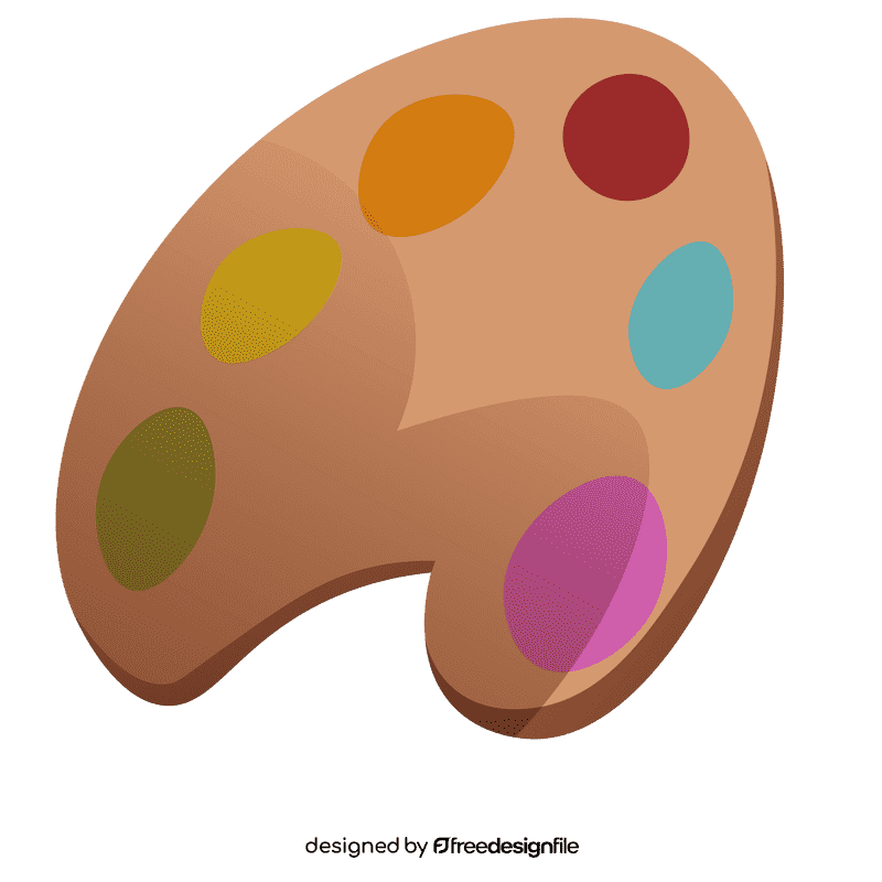 Artist palette clipart