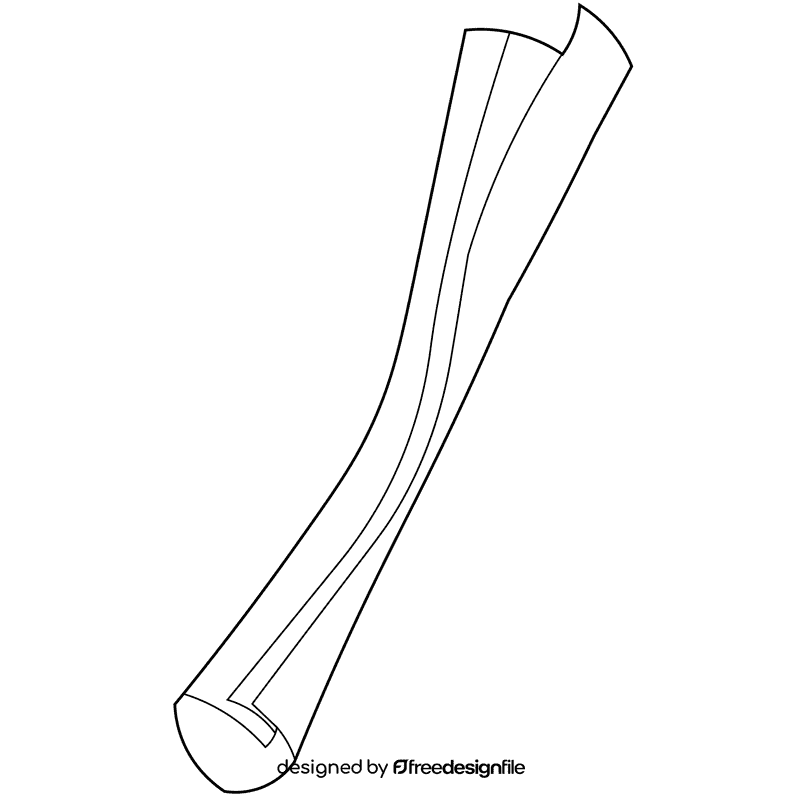 Artist paper black and white clipart