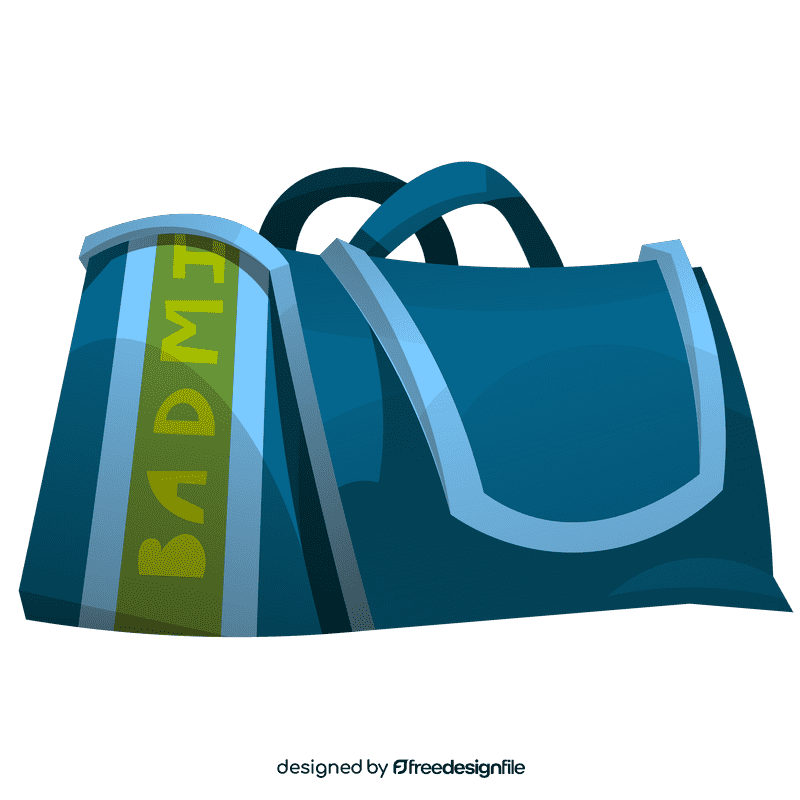 Badminton bag clipart