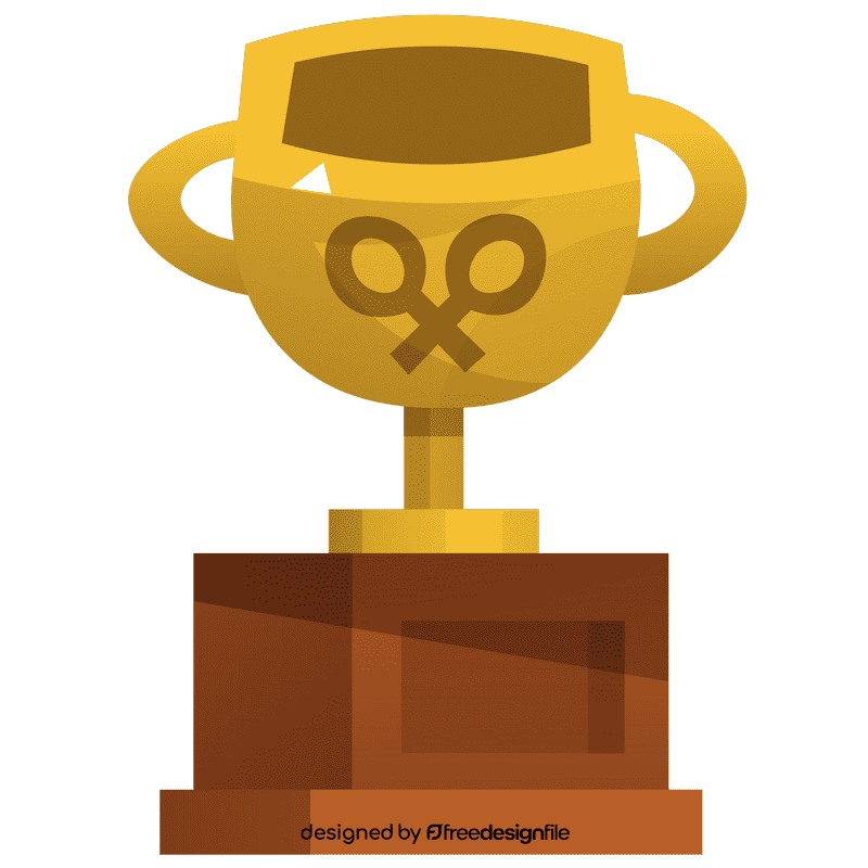 Badminton cup clipart