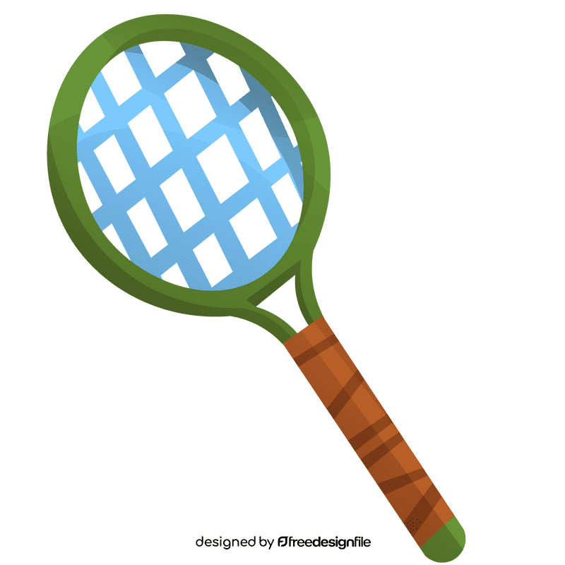 Badminton rocket clipart