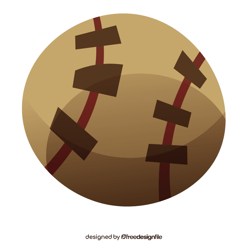 Baseball ball clipart