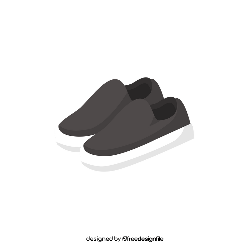Casual shoes clipart