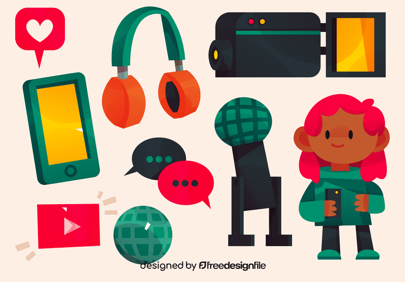 Blogger vector