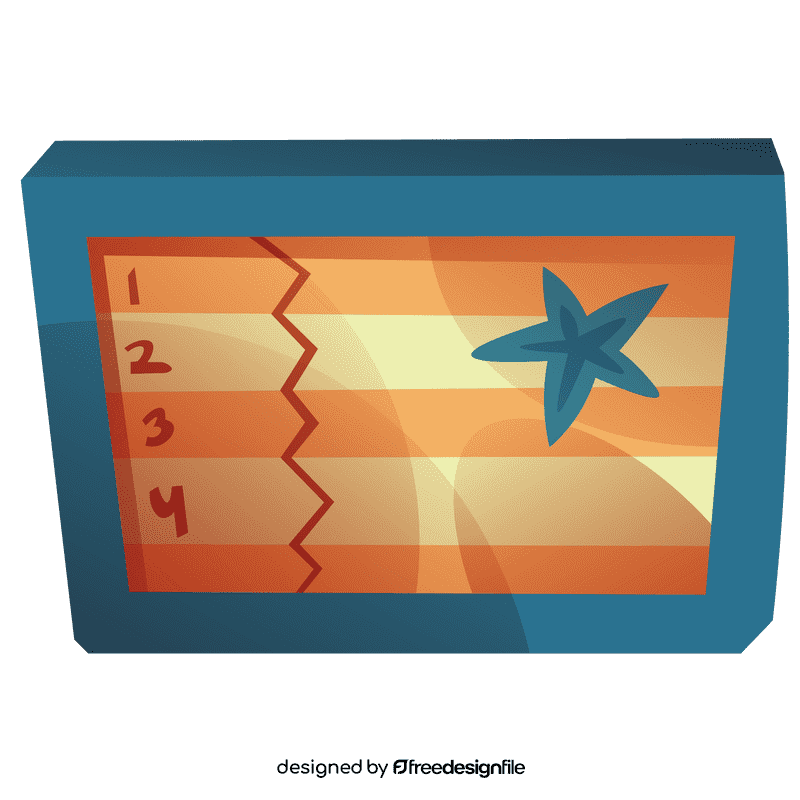 Bowling scoreboard clipart