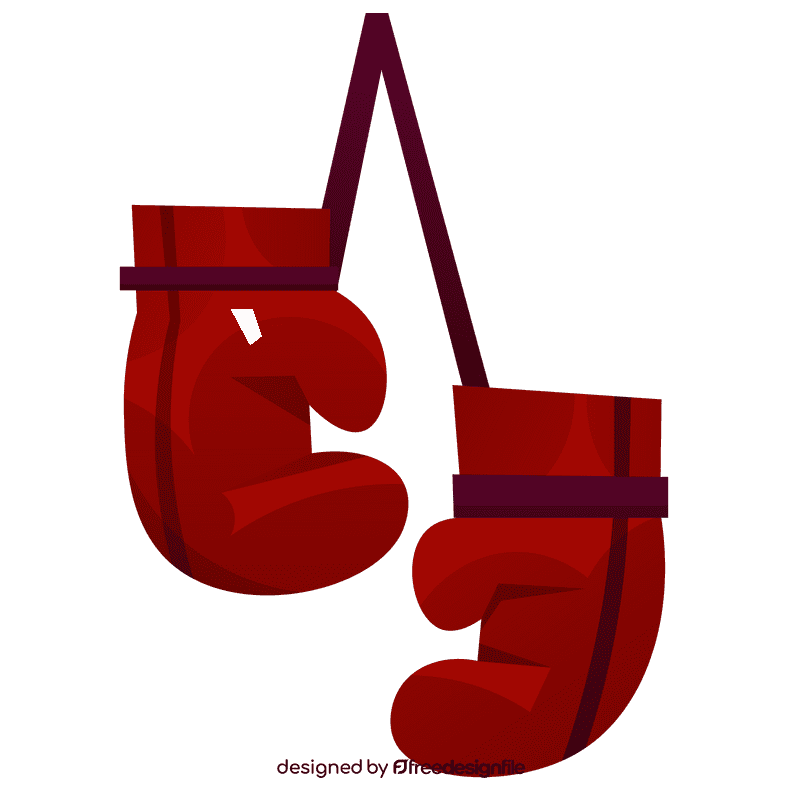 Boxer gloves clipart
