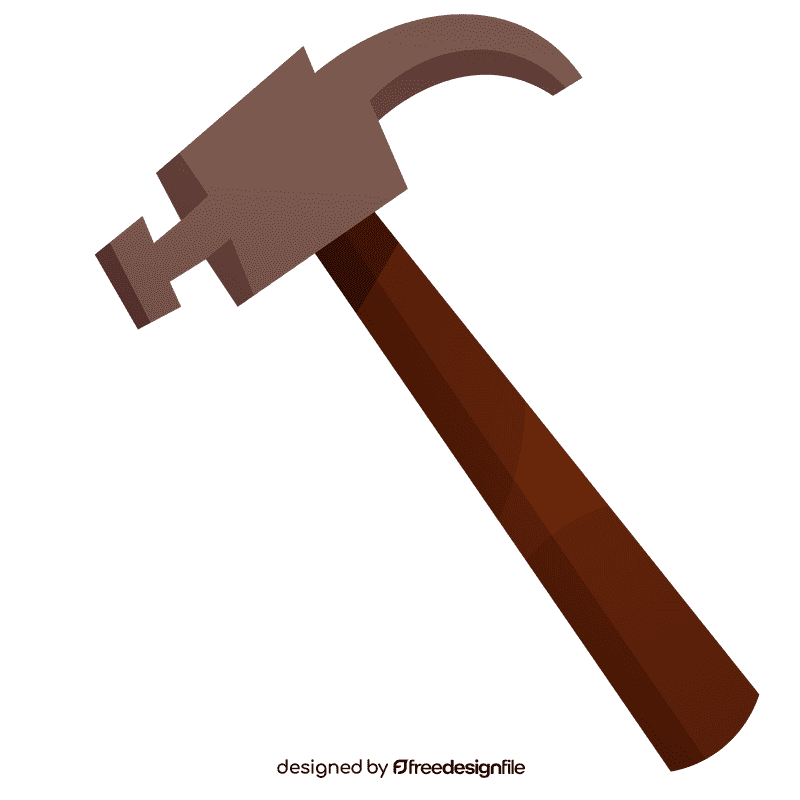 Carpenter hammer clipart