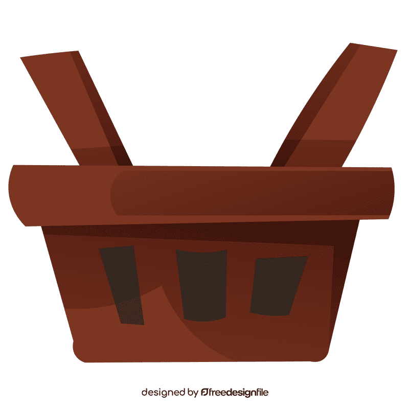 Cashier basket clipart