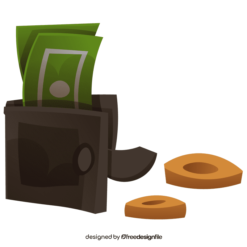 Cashier money clipart