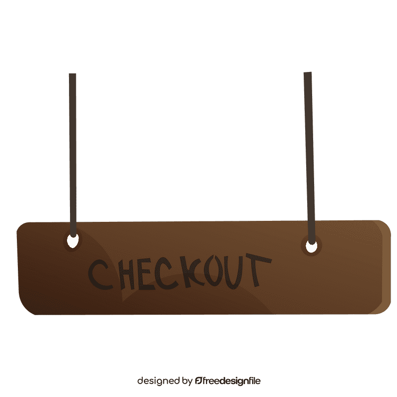 Cashier signboard clipart