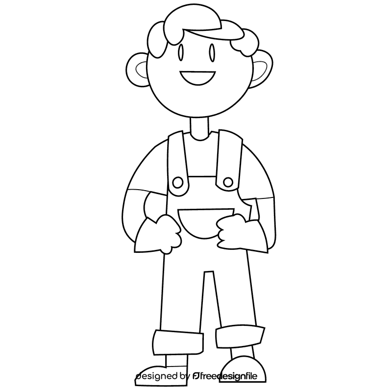 Cleaner cleaner black and white clipart