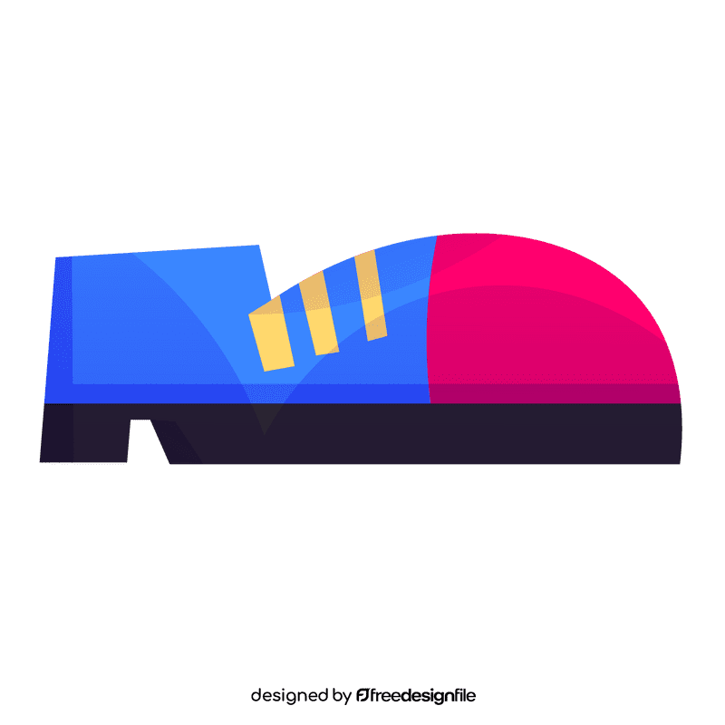 Clown boot clipart