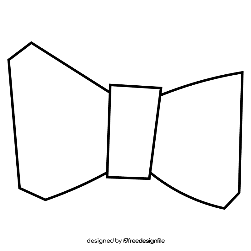 Clown butterfly black and white clipart