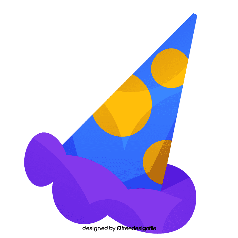 Clown cone clipart