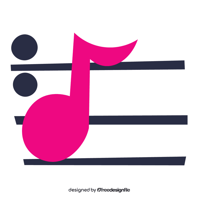 Conductor note clipart