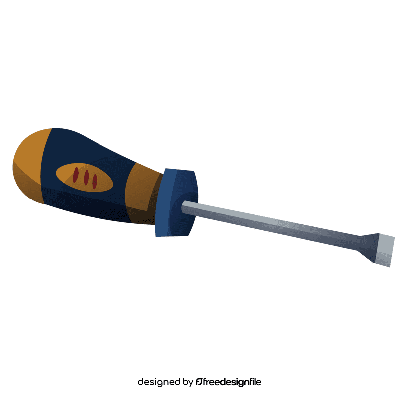 Electrician screwdriver clipart