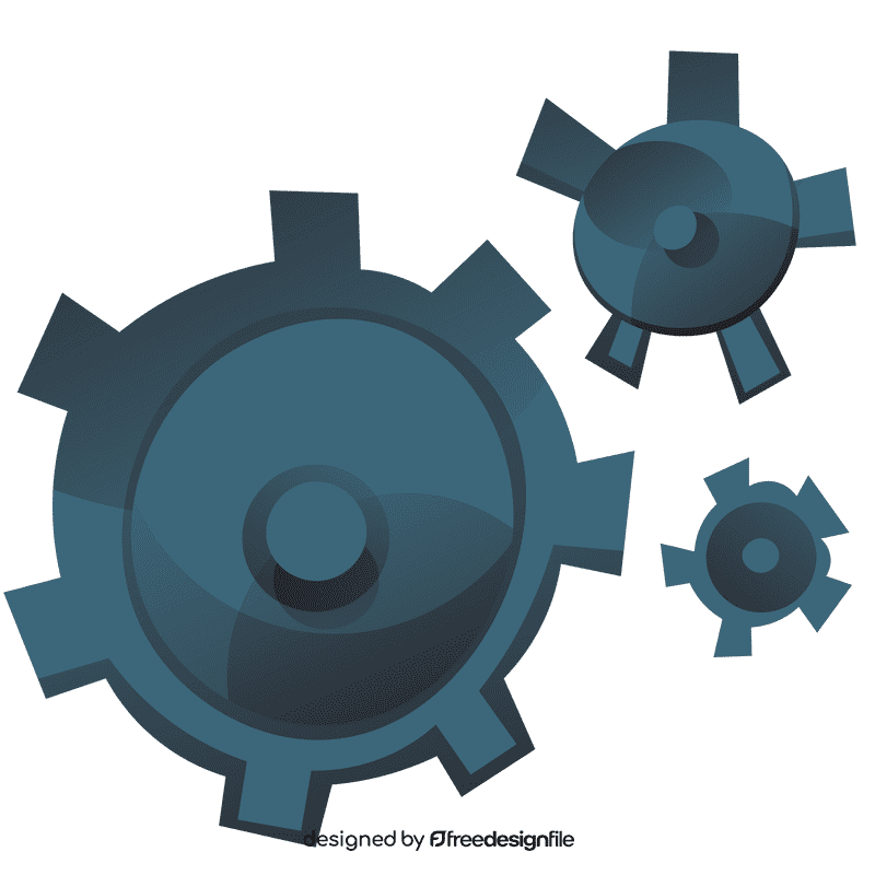 Engineer gears clipart
