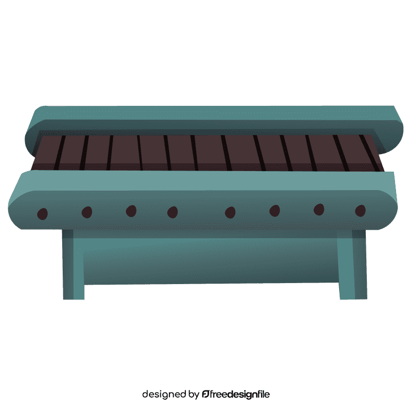 Factory worker machine clipart