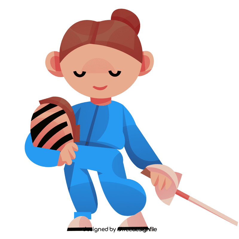 Fencer clipart