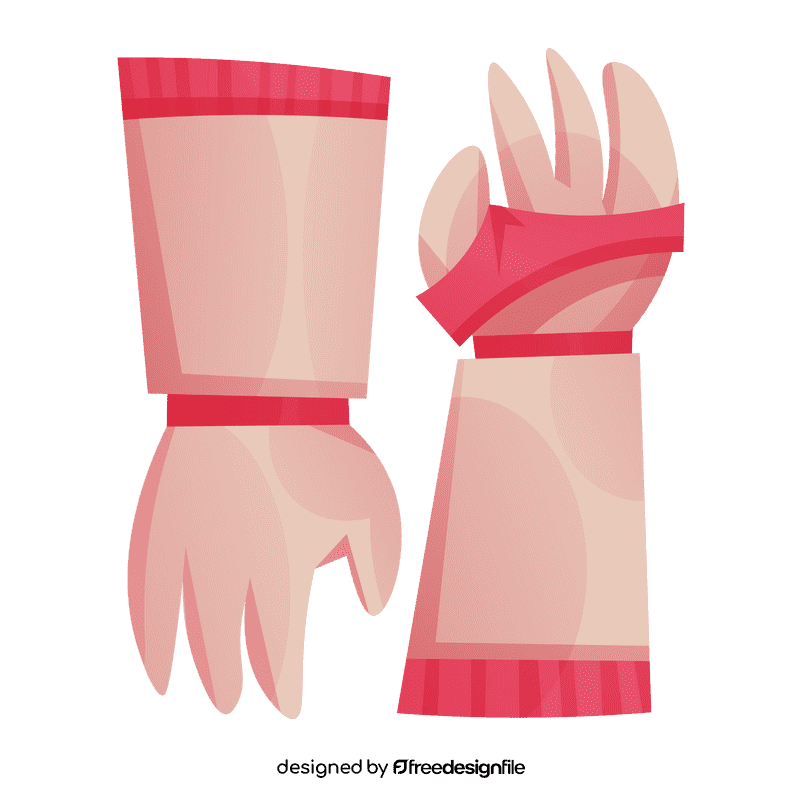 Fencing gloves clipart