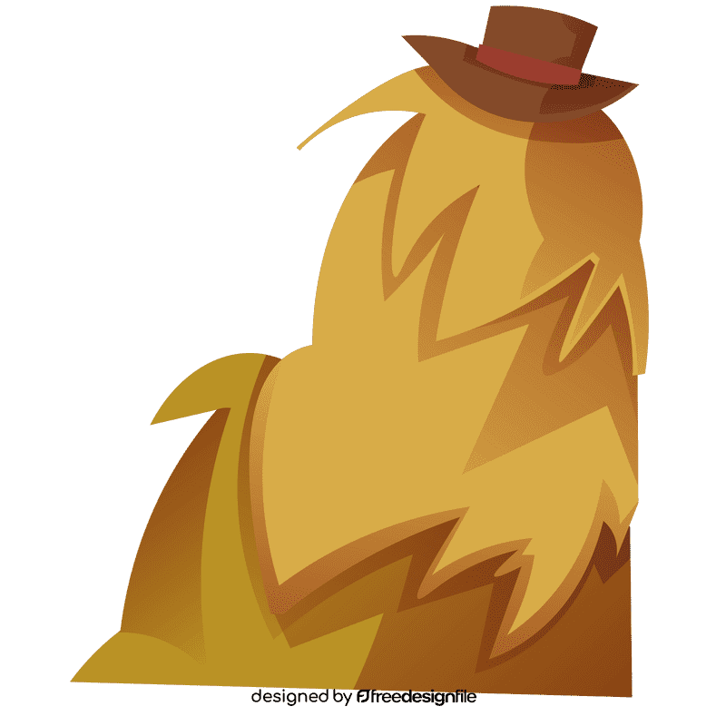 Farmer hay clipart