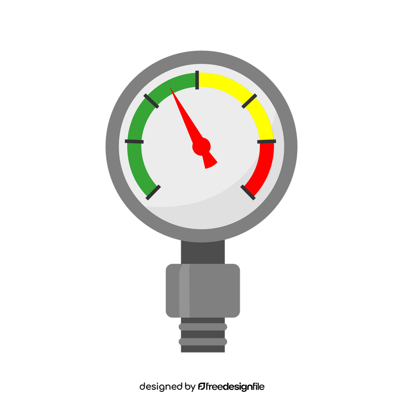 Pressure gauge clipart