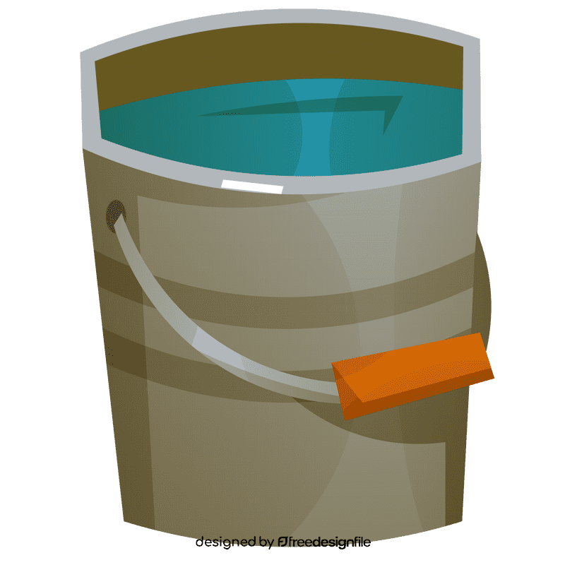 Fisherman bucket clipart