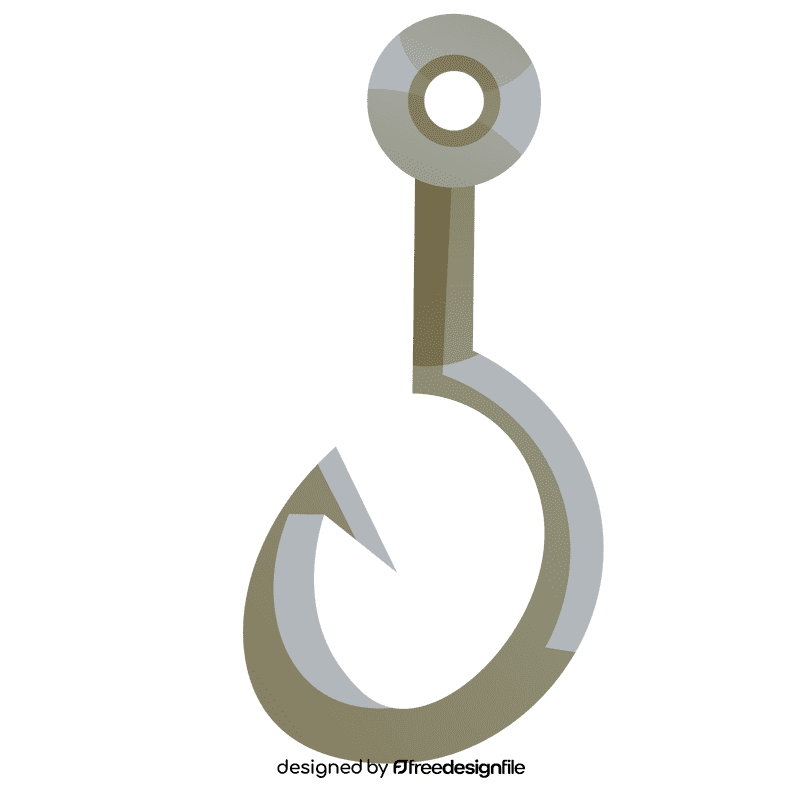 Fisherman hook clipart