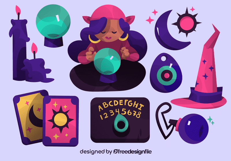 Fortuneteller vector