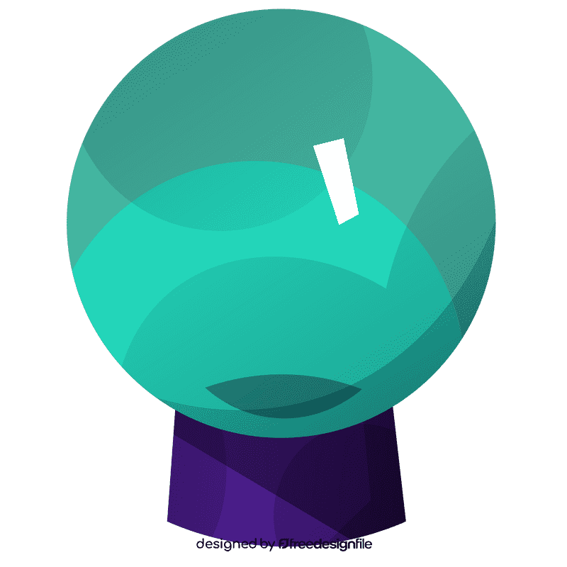 Fortuneteller ball clipart