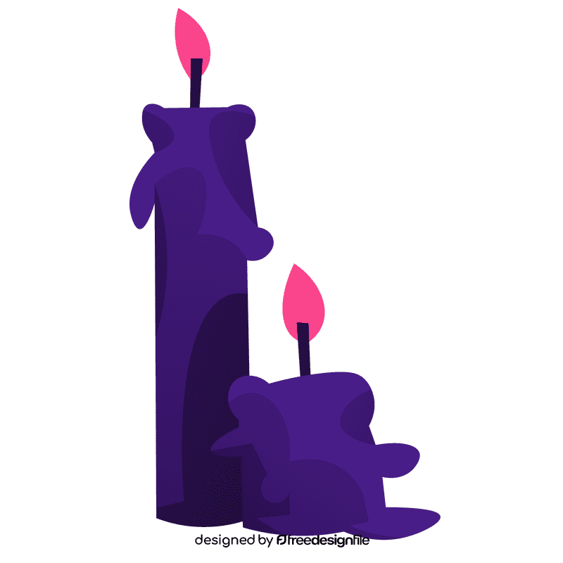 Fortuneteller candles clipart