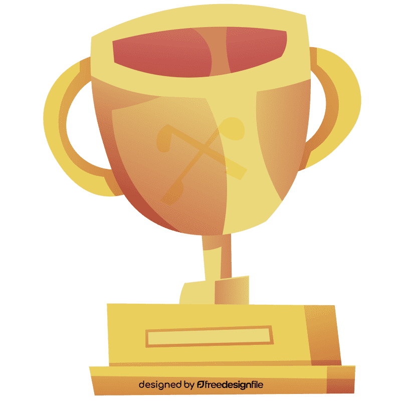 Golf cup clipart
