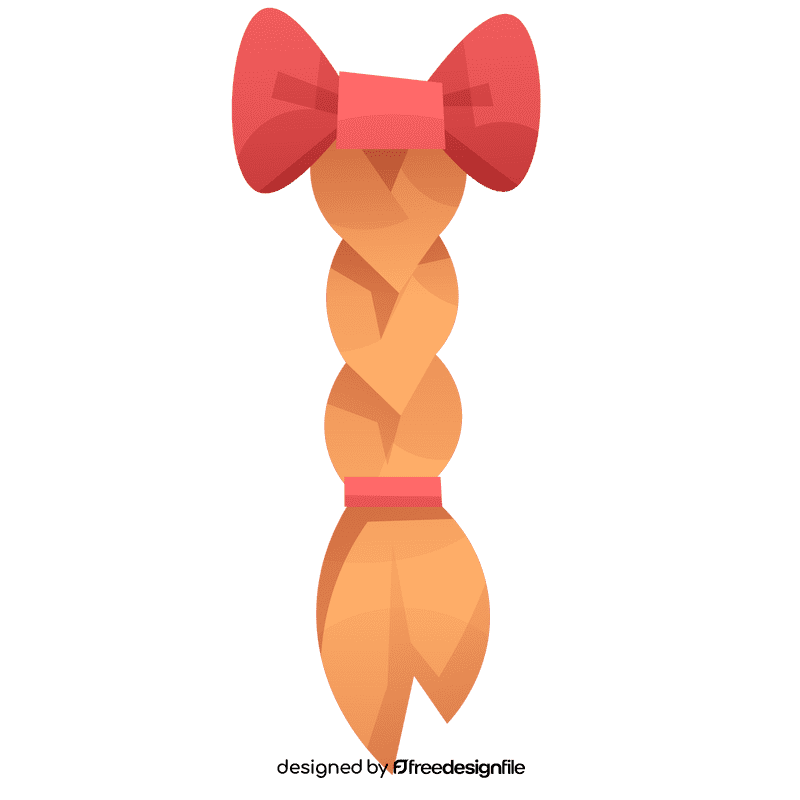 Hairdresser braid clipart