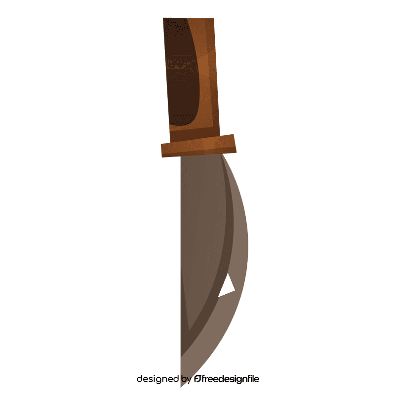 Hunter knife clipart