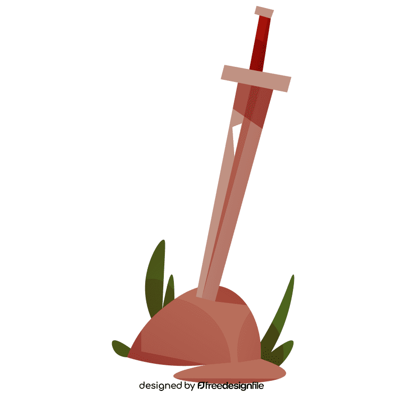 Knight treasure clipart