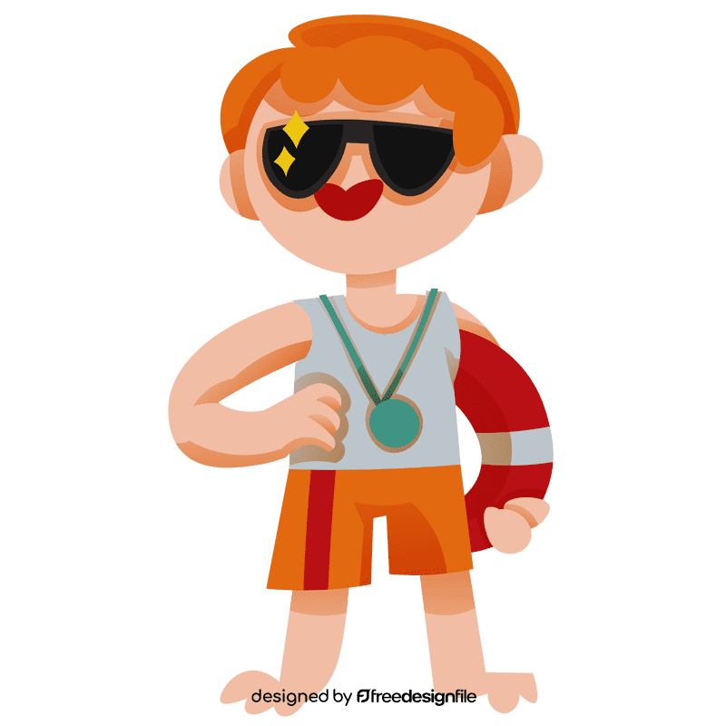 Lifeguard clipart