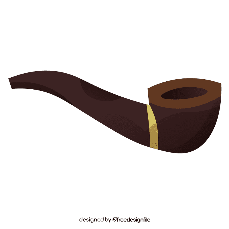 Lumberjack smoking pipe clipart