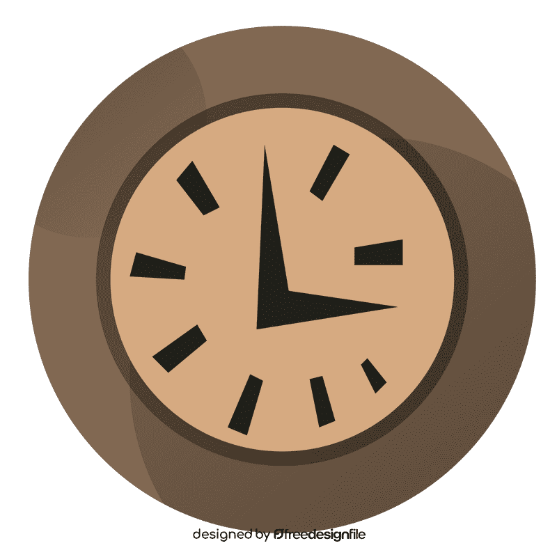 Manager clock clipart