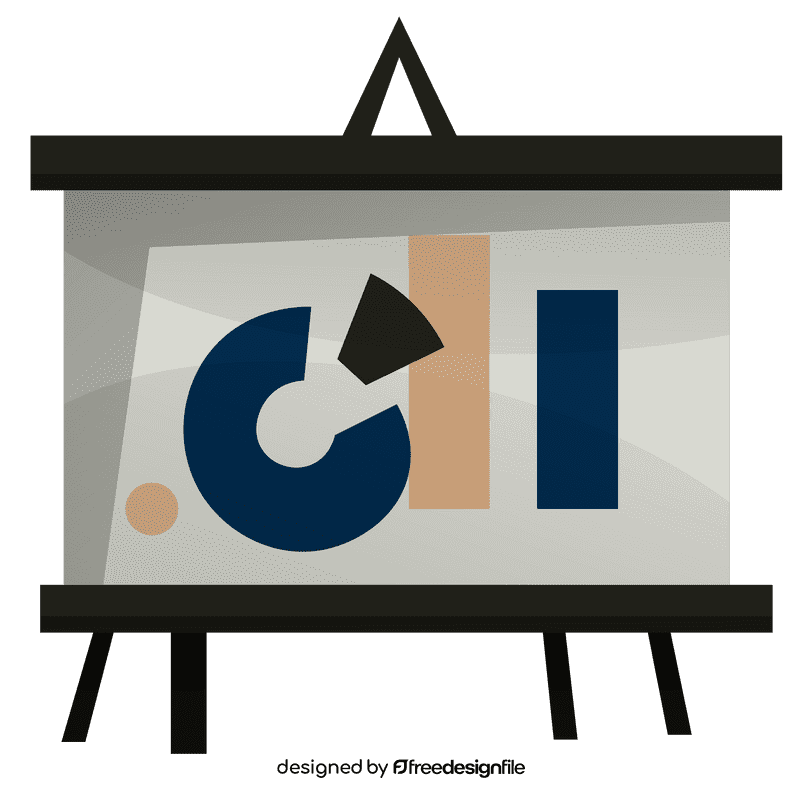 Manager graphs clipart