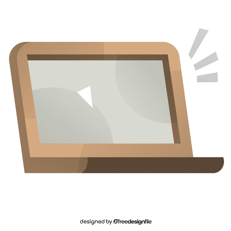 Manager laptop clipart