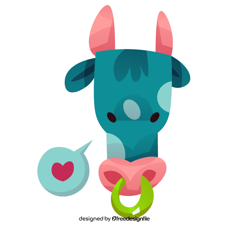 Dairy farmer milking cow clipart