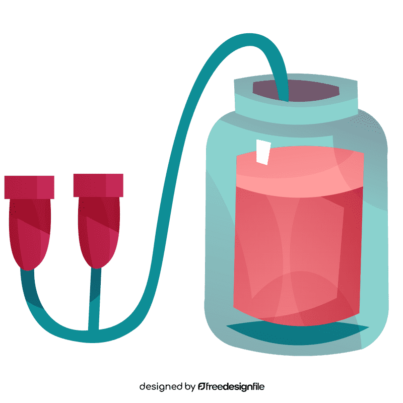 Dairy farmer milking device clipart